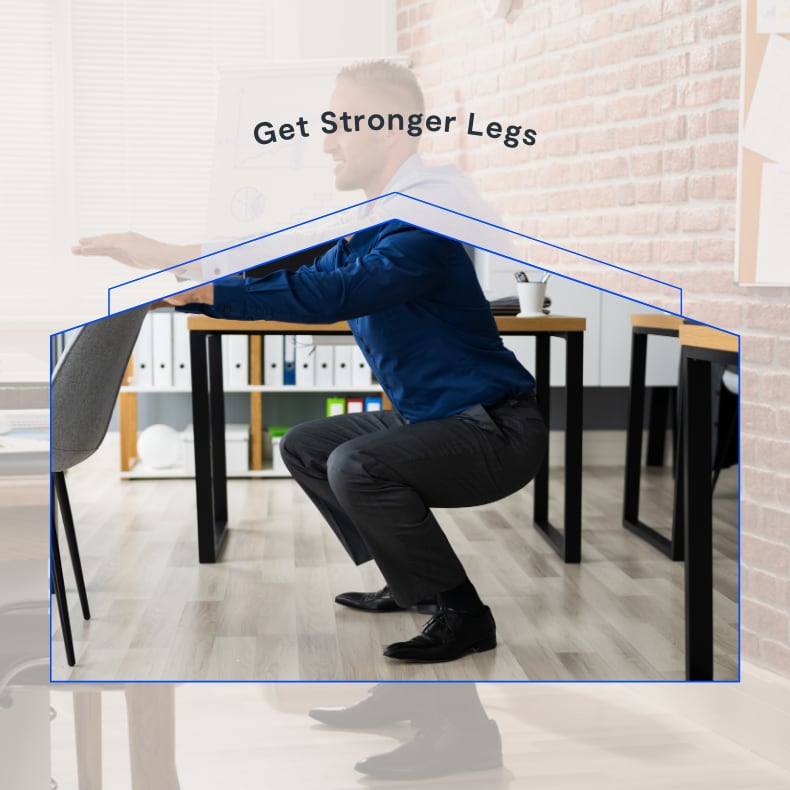 Try Chair Squats at Your Workplace for Stronger and Toned Legs FlexiSpot